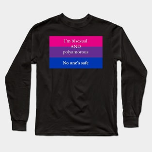 Bisexual and Polyamorous Flag Long Sleeve T-Shirt